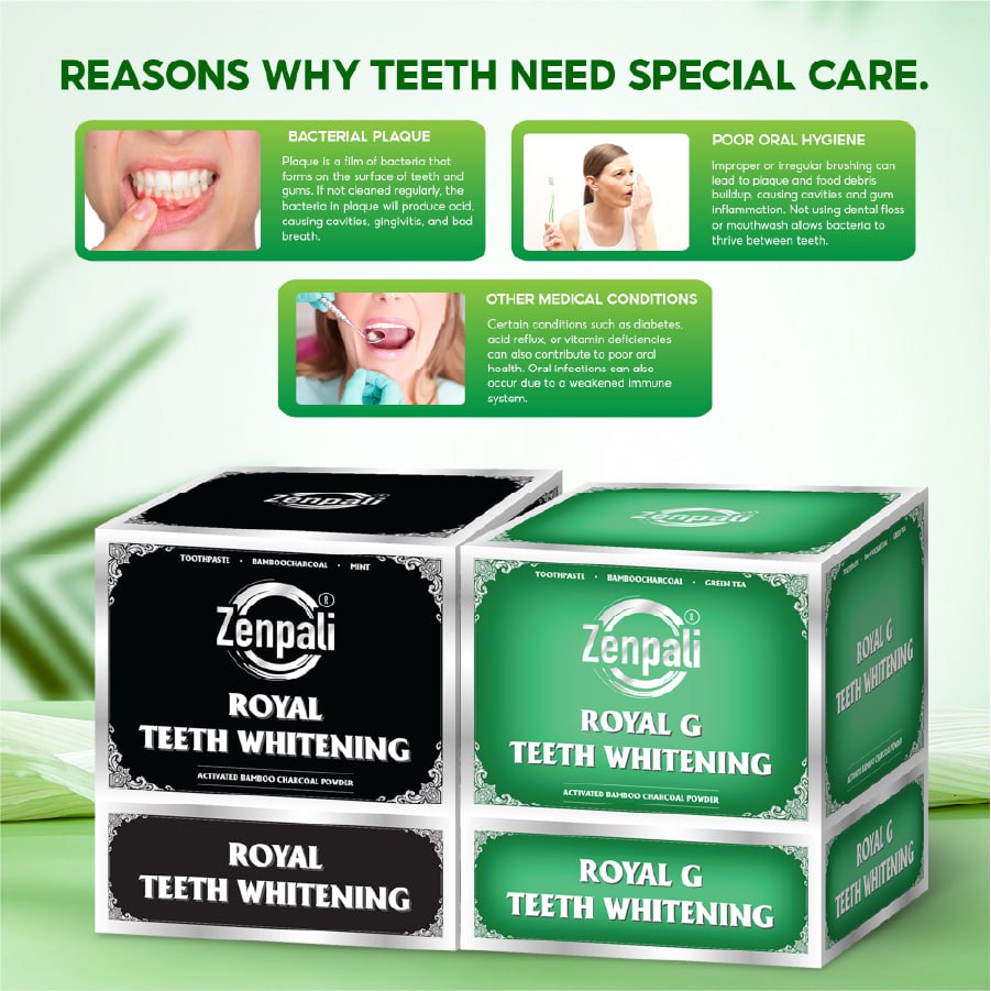 Zenpali Charcoal Teeth Whitening Powder